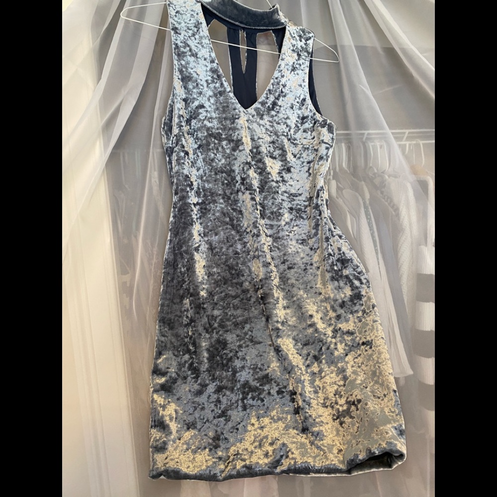 As U Wish velvet Dress